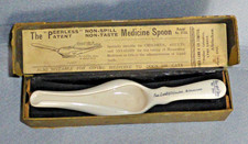 Rare Antique Fred Lamb & Co, Peerless Laboratory, Non-Spill Medicine Spoon c1900 picture