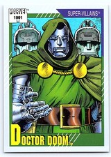 1991 Impel Marvel Universe #88 Dr. Doom Series 2 Super Villains NM+ picture