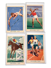 Russian Postcard Lot #14 Helsinki Olympics 1952 POle Vault Running Horse  picture