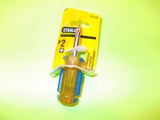 Stanley USA vintage #2 Phillips screw driver Stubby #65-342 NOS picture