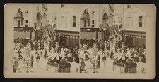 Menton France 1890s Town Festival Alfred Tramu Parfumeur Shop Costumes picture