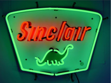 New Sinclair Dino Gasoline Neon Light Sign 20