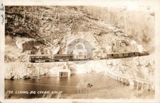 1920s Big Creek CA San Joaquin Eastern Railroad RPPC Photo Postcard COPY picture