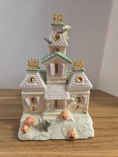 Vintage 2002 LENOX The Haunted House  Votive  Halloween Candleholder picture
