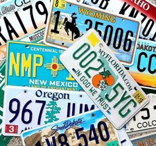 REAL LICENSE PLATE. ALL USA STATES. GREAT CONDITION & PRICE AUTO CAR TAG VEHICLE picture