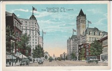 Washington DC postcard - Pennsylvania Avenue From 12th Street 1910s picture