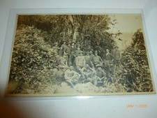 Vintage Artura RPPC Soldiers Military Group Tropical Jungle Real Photo Postcard picture