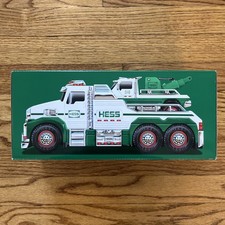 Hess 2019 Tow Truck Rescue Team w/ 3 Tow Features New In Box picture
