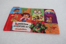 Qantas x Nickelodeon Complete Amenity Kit Travel Pouch Airline Collectible Rare picture