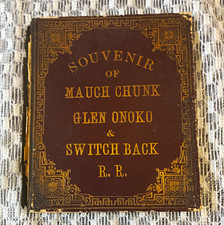 Mauch Chunk Glen Onoko & Switch Back RR Souvenir Railroad Book Lehigh Valley RR picture