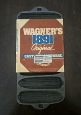 VTG NOS WAGNER'S 1891 Original CAST IRON Cookware CORNBREAD PAN 1319 GHC picture