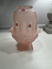 Blush Pink Satin Vintage Westmoreland Wakefield Fairy Lamp picture