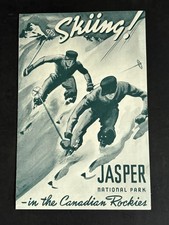 Vintage Ski Brochure 1938 Canadian Railway Tourism Skiing Rare Unframed Original picture