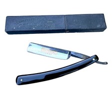 Vintage Landers Frary & Clark #349 Universal  Straight Razor Warranted With Box picture