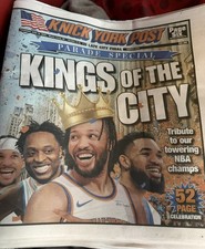 NEW YORK POST JUNE 18 2026 KNICKS  KINGS OF THE CITY NEWSPAPER CHAMPIONS. picture