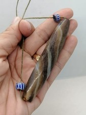 Agate Old Genuine Ancient Tibetan Longevity Phum Chung Good Luck Bead picture