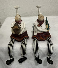 Set of 2 Fat Chef French Chef Shelf Sitters picture