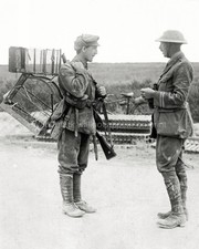 Ovillers France Soldier Bird Cages WW1 Military Army Uniform Vtg. Photo picture