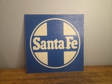 Authentic Vintage Santa Fe AT&SF Railway Railroad Train  Fiberglass 16