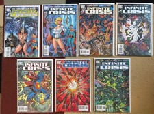 Infinite Crisis set #1-7 (Newsstand), 1st Blue Beetle III,  picture