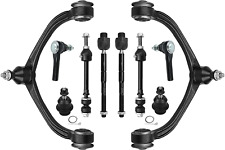 10Pc Front Upper Control Arms W/Ball Joints + Sway Bars + Tie Rods for 2005-2010 picture