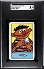 *Rare 1978 SESAME STREET Alphabet Bert Ernie Rookie Card SGC 7 Nm picture