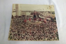 Vtg 1960s Texas State Fair Big Tex Lee & Crowd Photograph Photo Dallas 13 x 10.5 picture