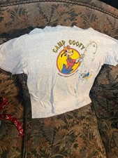 ⁠Vintage 1992 Disney Family Picnic Camp Goofy T Shirt Large USA Made Hanes Beefy picture