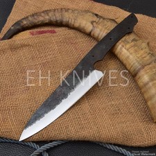 12'' Handmade Carbon Steel Hunting Knife making  Sharp Chef Blank Blade Knife picture