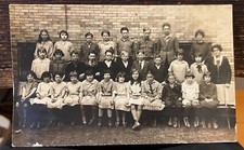 RPPC PHOTO McKINLEY SCHOOL Children by Raymond Cook c1928-30 PORTSMOUTH, OH OLD picture