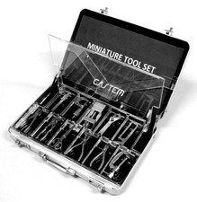 CASTEM 12Types Micro Tool Set Block Miniature Collectibles Attache case picture