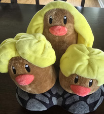 Pokémon Center Japan Alolan Dugtrio Pokémon Dolls Plush w/ Tags Official Rare picture