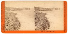 SAN FRANCISCO STEREOVIEW - Fort Point - IW Taber 1870s picture