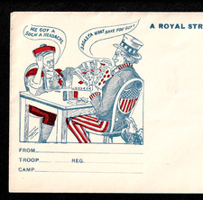 Antique 1890s Poker Cards Spanish-American War Uncle Sam Patriotic Envelope j.US picture