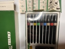 NOS Faber-Castell TG Technical Pens – 9 Sizes – Vintage West Germany picture