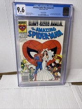 AMAZING SPIDER-MAN Annual #21 June 1971 CGC 9.6 Newsstand Mary Jane Wedding KEY picture