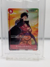 One Piece Monkey D. Luffy P-001 Promo Card Seven-Eleven Exclusive New SEALED picture
