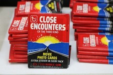 1978 Close Encounters of the Third Kind Topps Movie Bubble Gum Cards Wax Packs picture