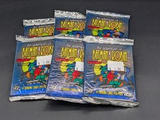 The Adventures Of Batman & Robin 6 Jumbo Unopened Packs Of Trading Cards 1995 picture