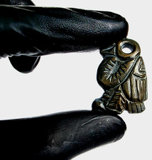 300 BC Ancient Carved Engraved Gemstone Pendant Medallion Amulet Bird picture