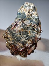 Sagenite Var Rutile Web On Hematite Crystal With Unique Growth-Zagi. picture