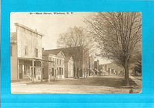 Vintage Photo Postcard-Main Street, Windsor, New York picture