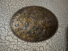 Vintage Western Crumrine Belt Buckle  picture