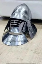 Medieval Japanese Samurai Helmet SCA Warrior Armour 16 GA Steel Helmet picture