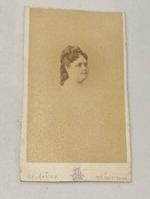 Antique Victorian Woman CDV Carte De Visite Photo C. 1872 Le Jeune Paris, France picture