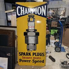Large Champion Spark Plug “light House” Sign picture