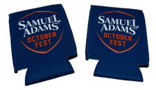 2 Pack Samuel Adams Octoberfest Can Cooler Coozie Insulated Beer Hugger NEW picture