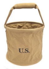 US WW1 Military Collapsible Canvas Water Bucket Marked JT&L 1918 picture