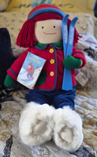  Vintage 1997 Madeline Alpine Plush Doll w/ Skis 20 in by Eden MPN 33328 NWT picture