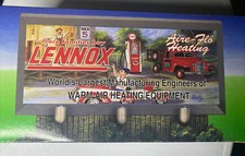 1940's Style Lennox Billboard Coin Bank Crown Premiums Hand Painted Lighted NIB picture